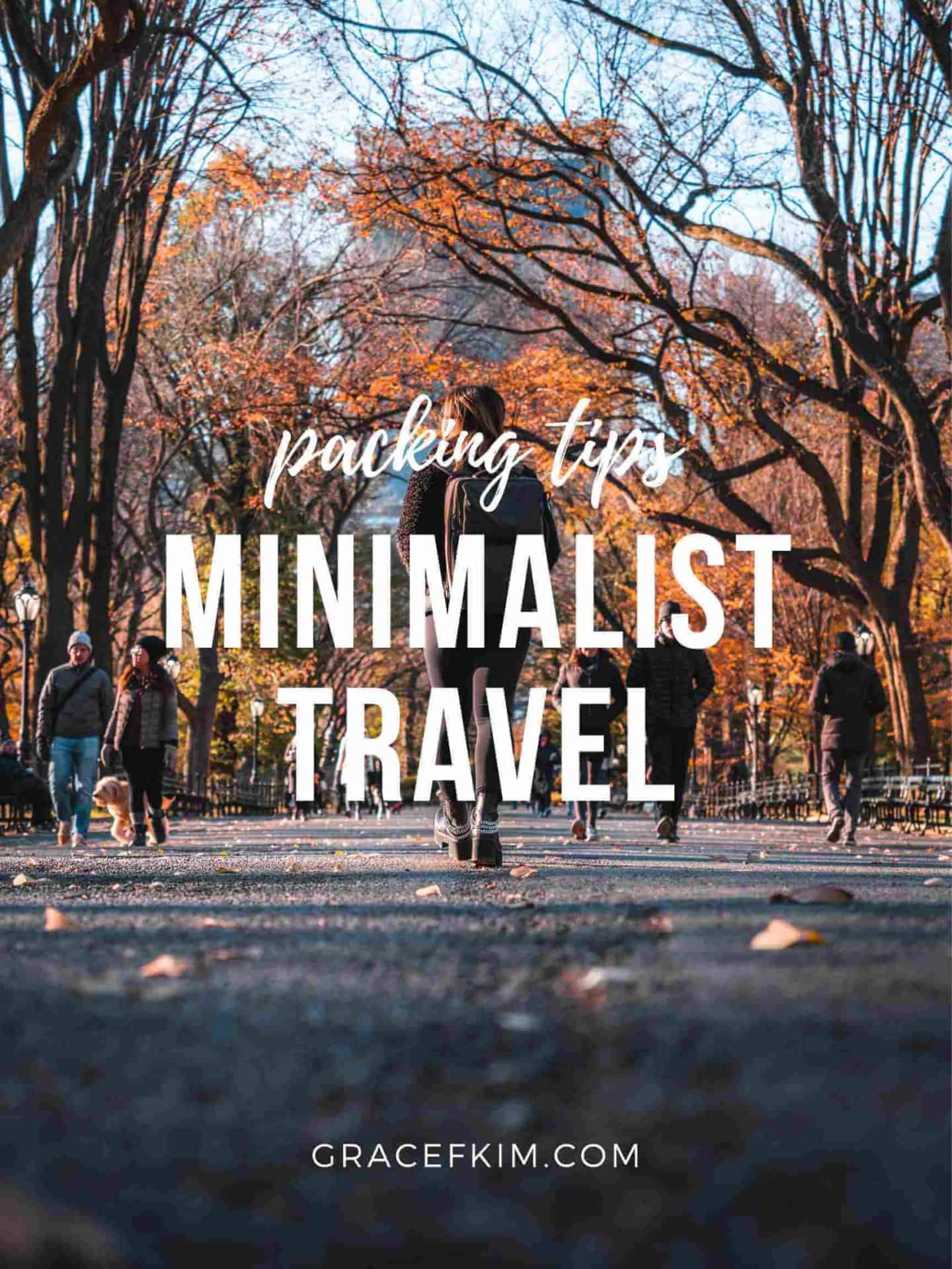 Ultralight minimalist travel