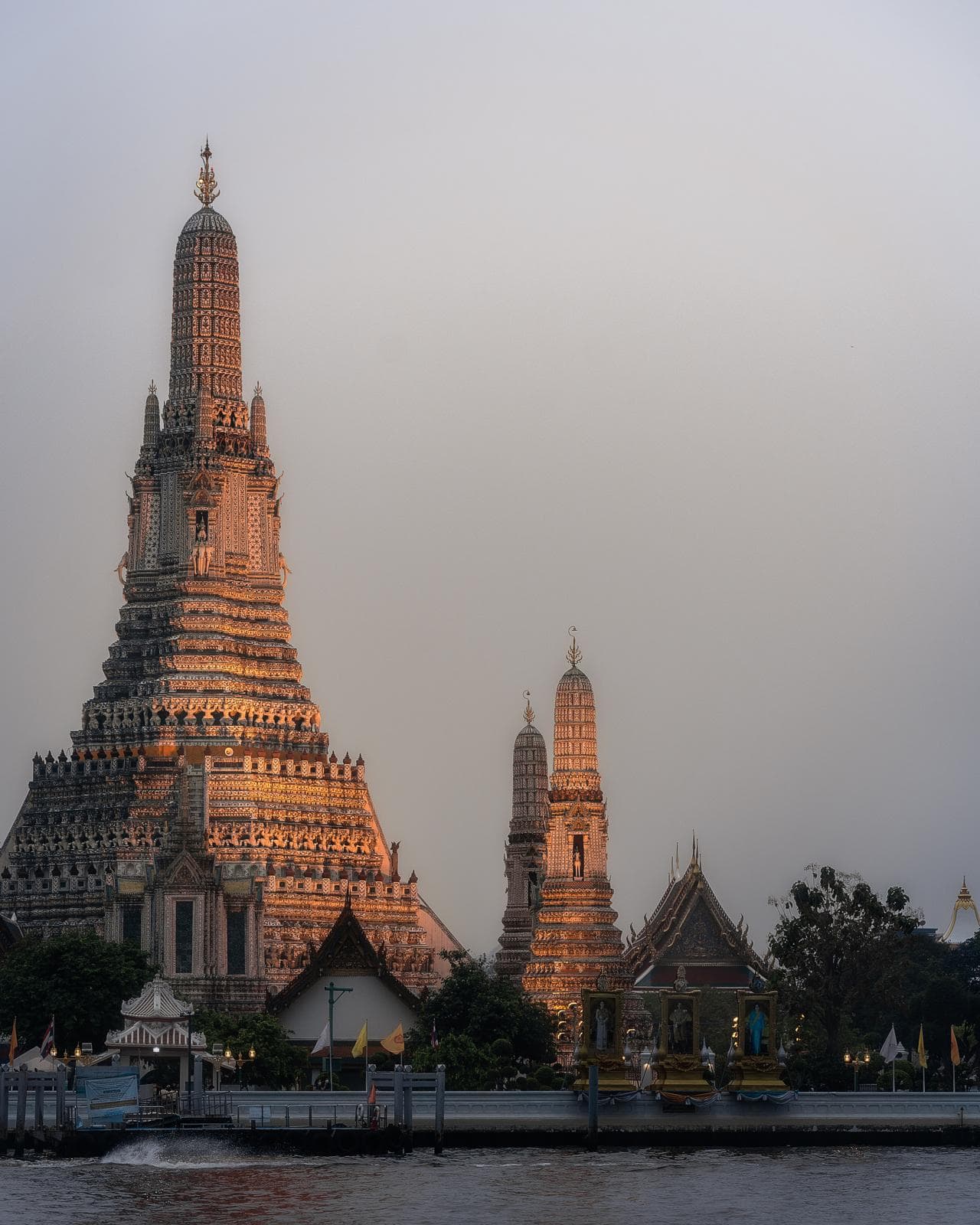 Wat Arun on the Chao Phraya River in Bangkok