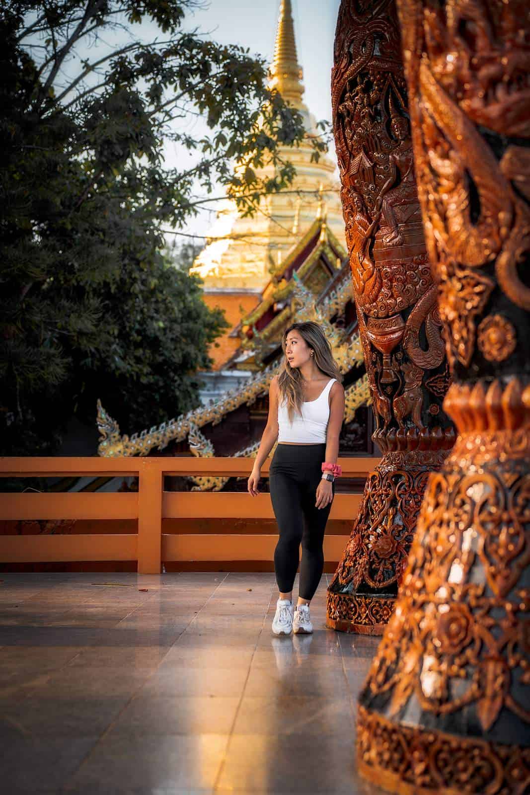 Grace at Wat Phra That Doi Suthep in Chiang Mai