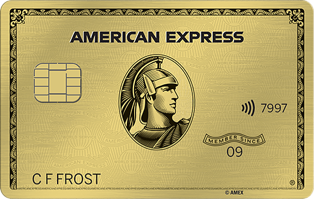 American Express Gold Card for dining and travel